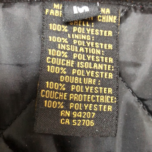 CAT Heavy Insulated Parka Style W11432 Size M Black - Picture 7 of 11